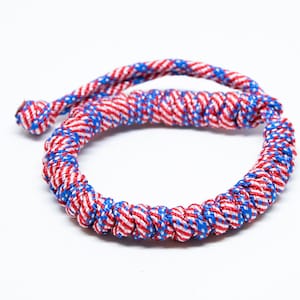 Paracord Bracelet Red n Blue USA Colours