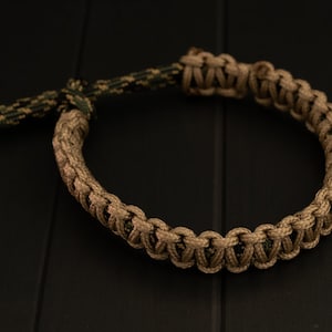 Tiger Stripe Camo vs Sand Paracord Bracelet