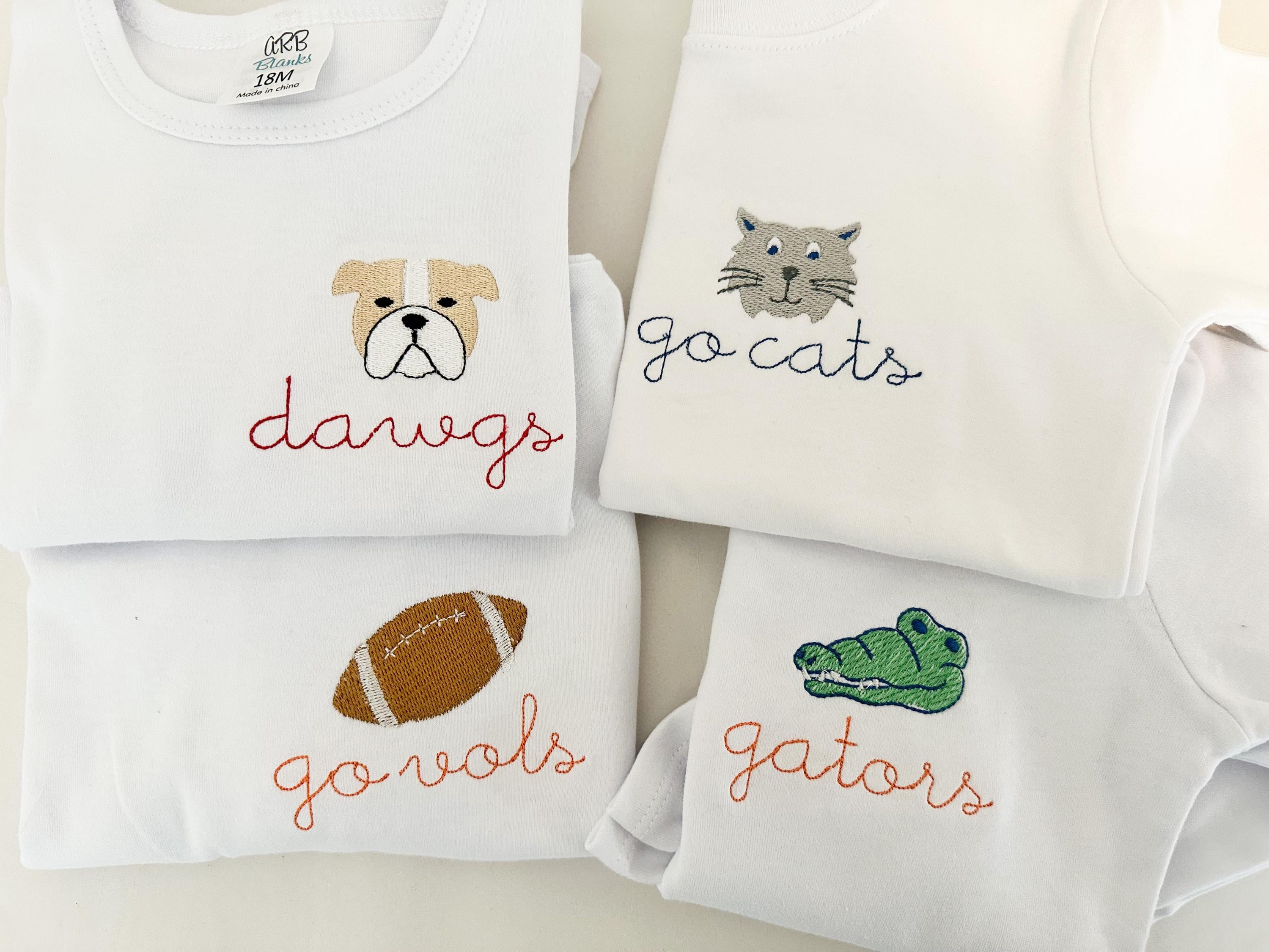 Children’s College bodysuit outfit/shirt, Mascot shirt, COLLEGE BASKETBALL shirt, little boy FOOTBALL outfit, baby outfit, baby  outfit