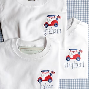 4th of July golf cart shirt, Memorial Day golf shirt,  shirt, Patriotic outfit, Red white and blue outfit, toddler shirt