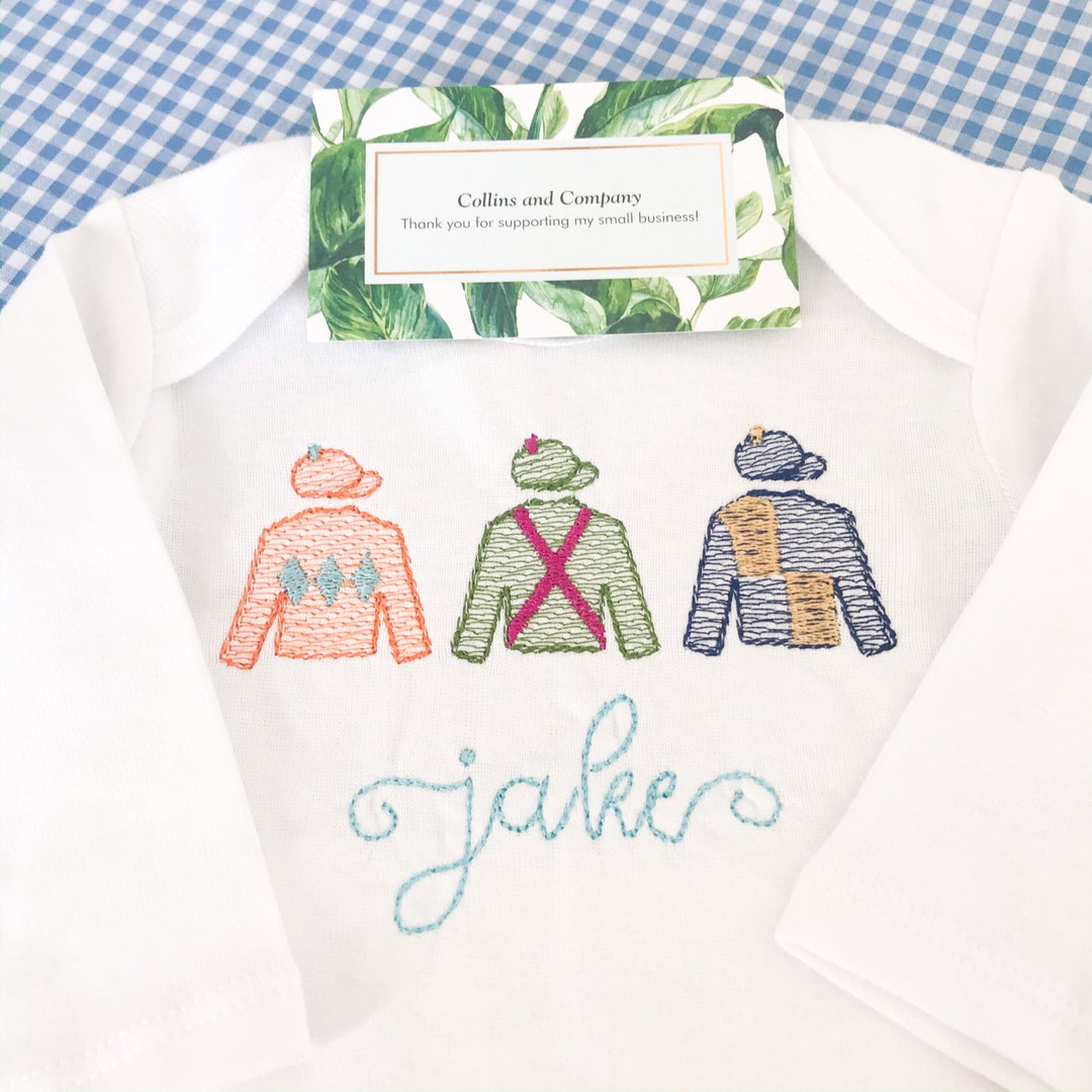 Jockey Silks Onesie Outfit, Derby Outfit, Derby Shirts, Kentucky Derby