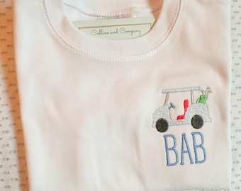 Golf cart shirt, golf cart bodysuit, toddler shirt