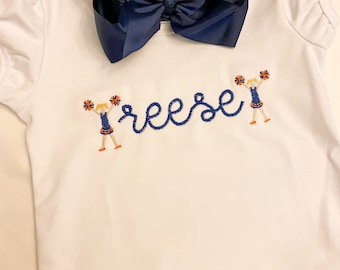 Cheerleader bodysuit outfit or shirt, Cheerleader Shirt, Cheer personalized shirt, cheer shirt, Cheerleading, Cheerleading shirt