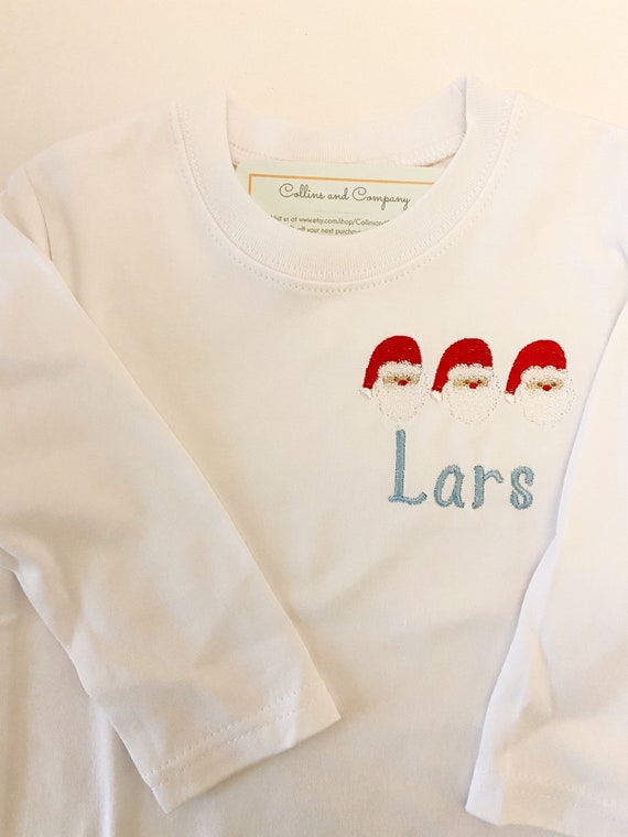 Santa trio Shirt, Santa personalized shirt, Christmas shirt, Santa Shirt