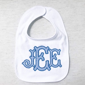 Baby Boy bib, Baby Boy Burp cloth, Monogrammed baby gift, Baby boy gift, boy monogram, blue boy gift, embroidered gift, personalized gift,