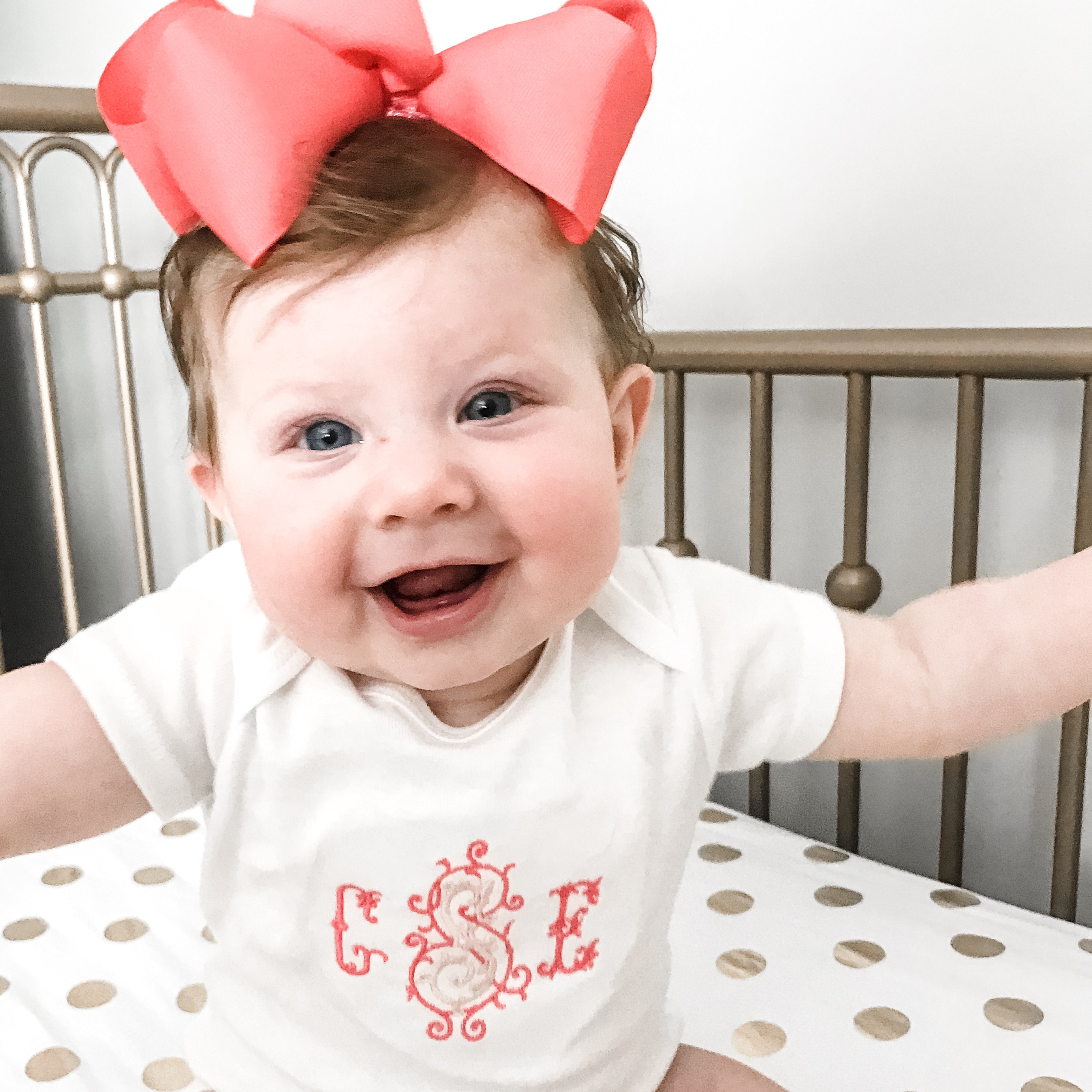 Personalized Onesie Baby girl Onesie Monogrammed onesie Etsy