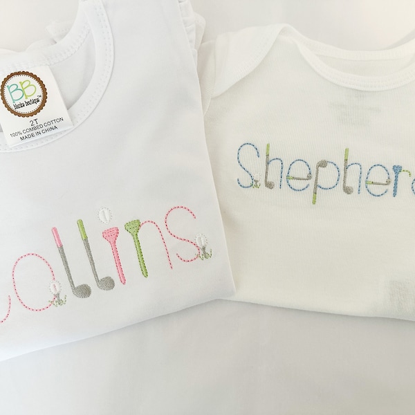 Baby Golf Outfit Etsy