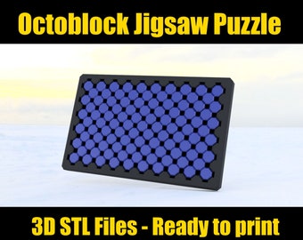 Octoblock Jigsaw Puzzle - Digital STL Files