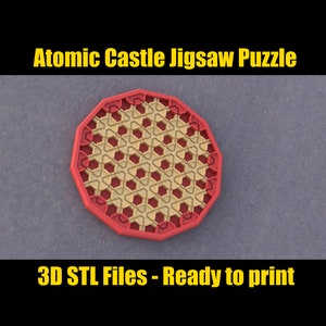 Atomic Castle jigsaw puzzle - Digital STL Files