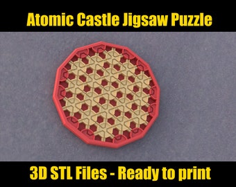Atomic Castle jigsaw puzzle - Digital STL Files