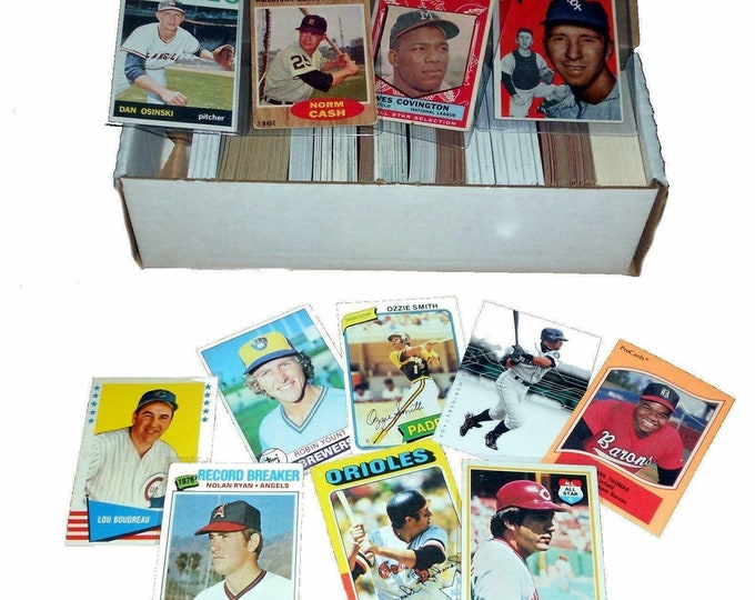 MLB Vintage Baseball Card Starter Set w/ 500 Cards Incl. 1950s-60s-70s-80s | Meltzer Sports Co.