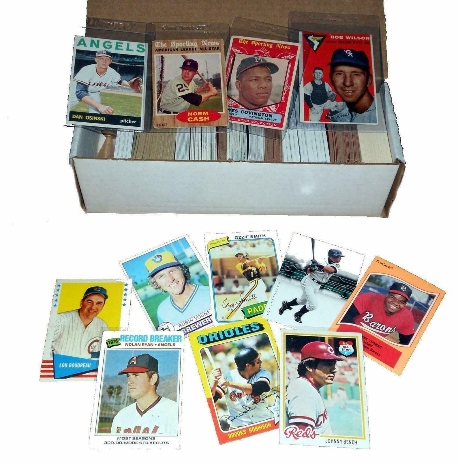 MLB Vintage Baseball Card Starter Set W/ 500 Cards Incl. Etsy