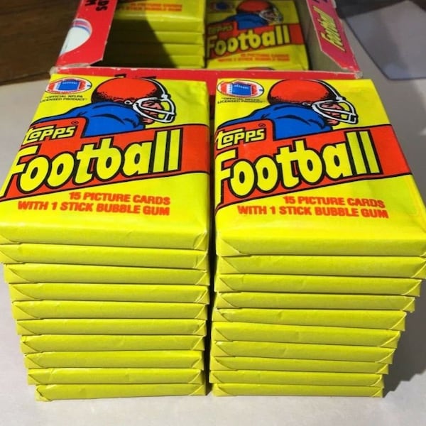 1981 Topps Football Card Pack Unopened Factory Sealed Joe Montana Rookie