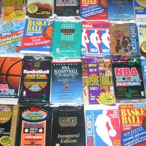 100 Unopened Vintage Basketball Cards in Factory Sealed Packs of NBA Cards | Meltzer Sports Co.