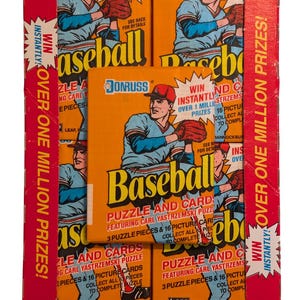 Carte da baseball vintage Donruss 1990 MLB Pack di carte non aperte