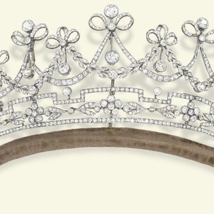 Victorian American Diamond Tiaras, 12.78ct Diamond Silver Purity 92.5 ,Handmade Tiaras/Crown