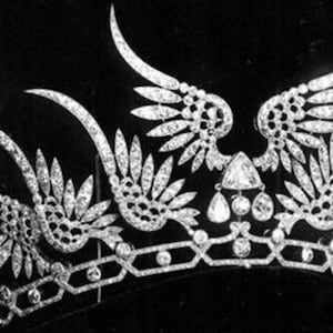 Victorian American Diamond Wings Tiaras, 14.520ct Diamond Silver Purity 92.5 ,Handmade Tiaras/Crown
