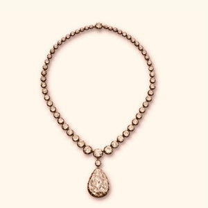 Victorian Rose Cut Diamond Necklace, 14.30ct Diamond, Silver Purity 92.5% ,Handmade Necklace