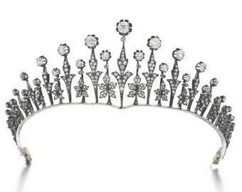 Victorian Tiaras, silver purity 92.5 ,Handmade Tiaras/Crown Wedding Tiaras Beautiful Tiaras/Crown