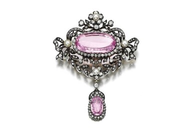 ジョージアンスタイルのローズカットダイヤモンド925スターリング