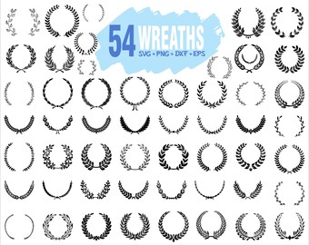 Download Free Leaf Wreath Svg Etsy SVG Cut Files