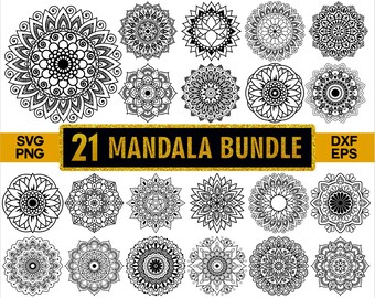 Mandala Svg Etsy