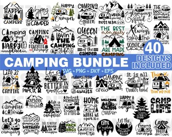Camping Svg Etsy