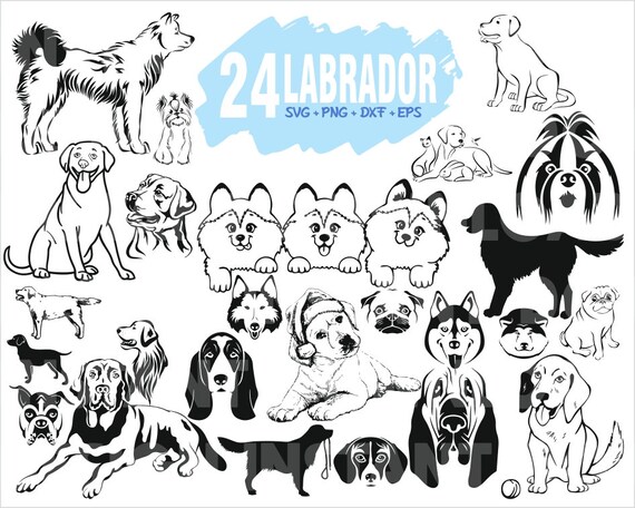 Download Labrador Svg Retriever Svg Dog Svg Puppy Svg Pet Svg Etsy PSD Mockup Templates