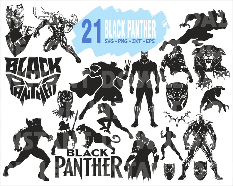Free Free 303 Black Father Svg Black Panther SVG PNG EPS DXF File