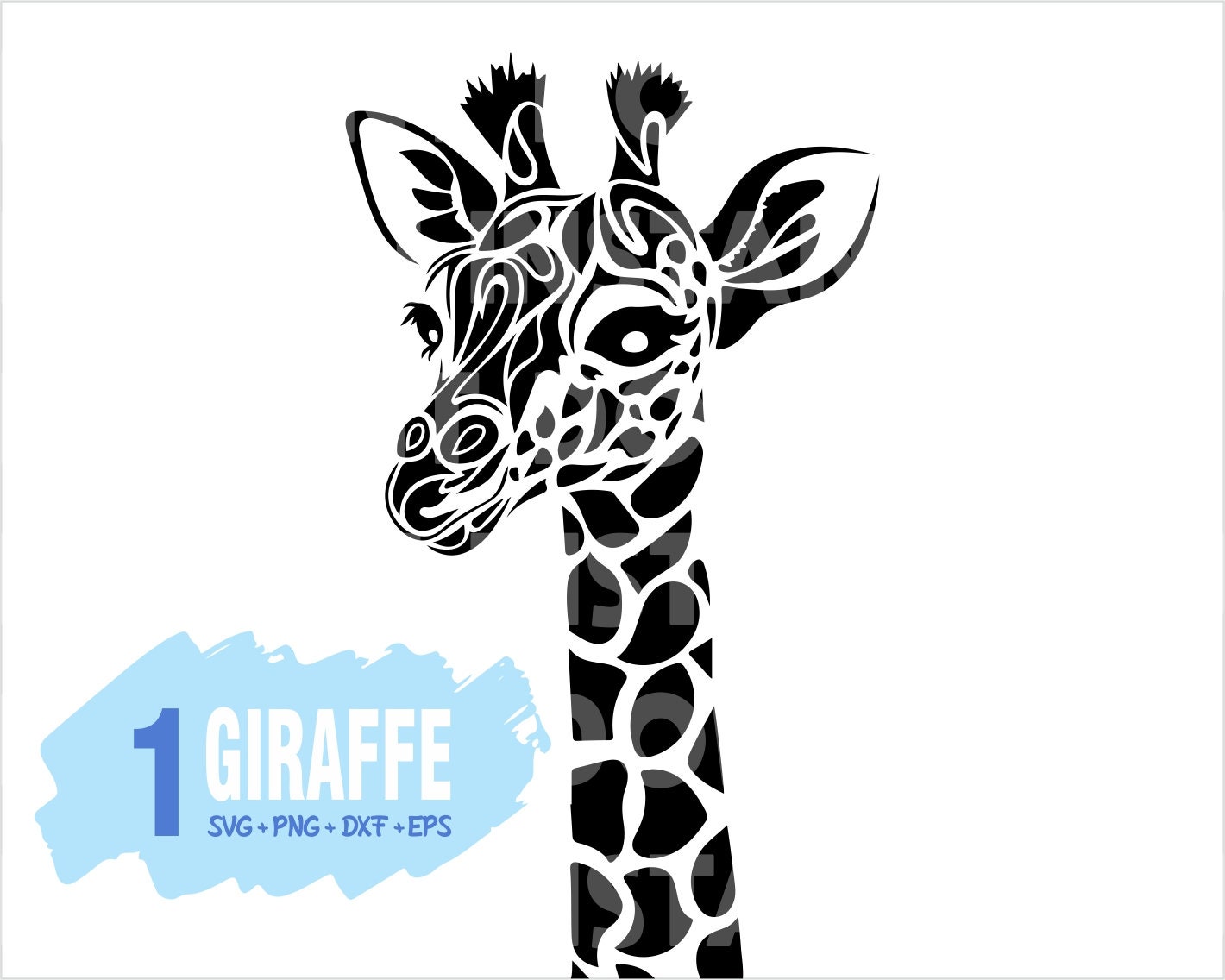 Download Layered Mandala Giraffe Svg Project - Layered SVG Cut File