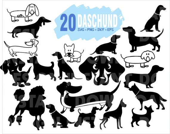 Download Daschund Svg File Weiner Dog Svg Extra Long Daschund Etsy 3D SVG Files Ideas | SVG, Paper Crafts, SVG File