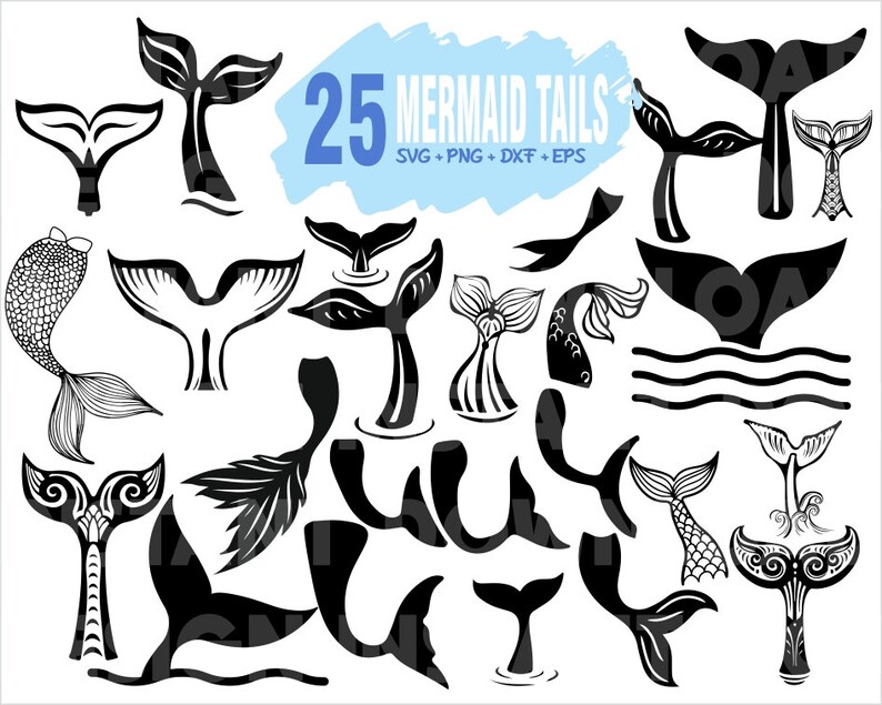 Download Mermaid Tail SVG / Summer Svg / Mermaid Cut Files ...