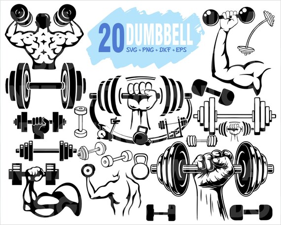 Download Dumbbell Svg Gym Svg Workout Svg Weightlifting Svg Body Etsy PSD Mockup Templates