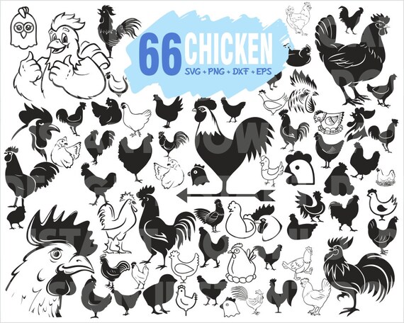 Download Chicken Svg Bundle Farm Animal Svg Hen Svg Rooster Svg Etsy 3D SVG Files Ideas | SVG, Paper Crafts, SVG File