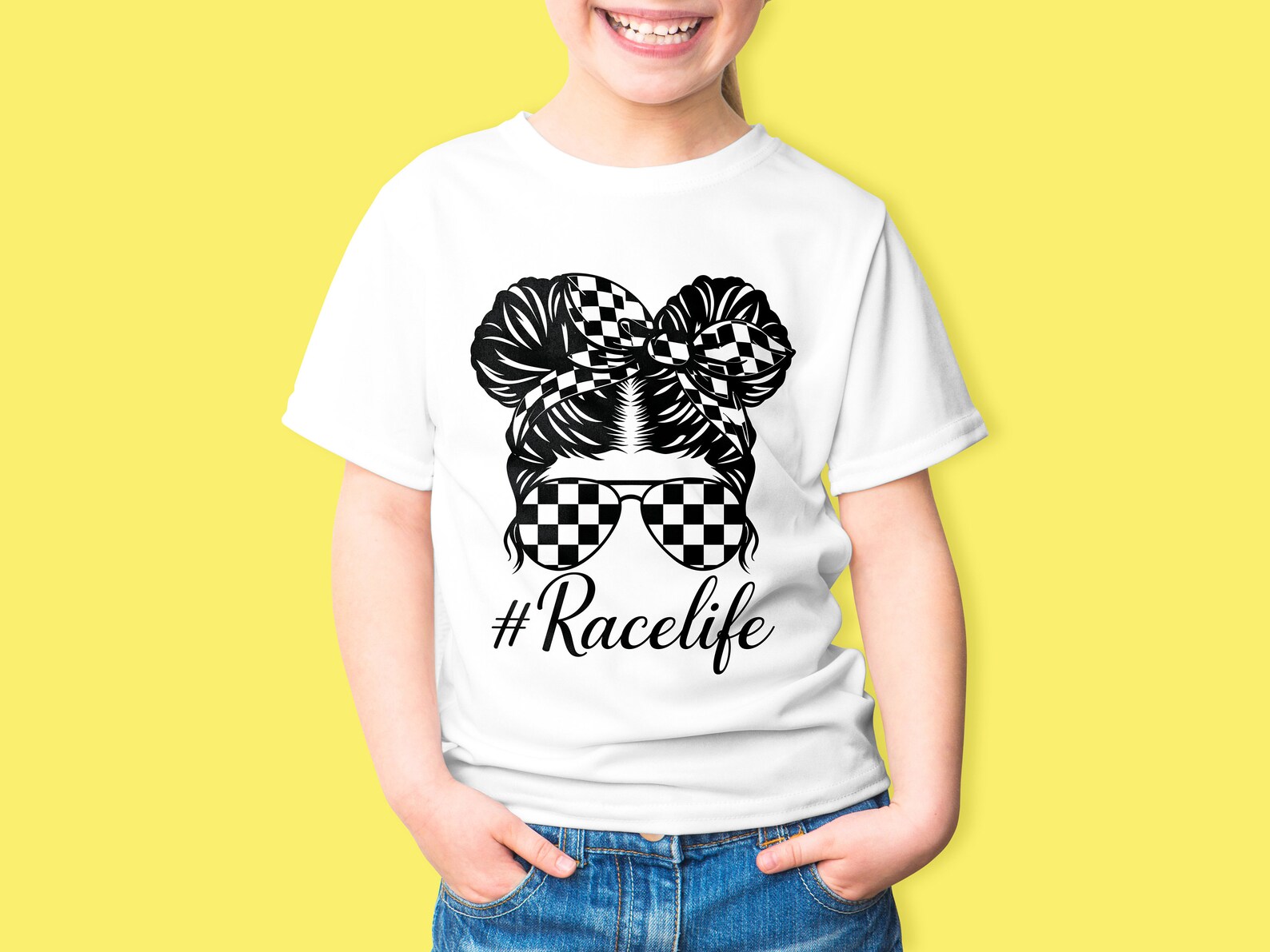 Messy Bun Race Life svg Race Life svg Racing svg Racing | Etsy
