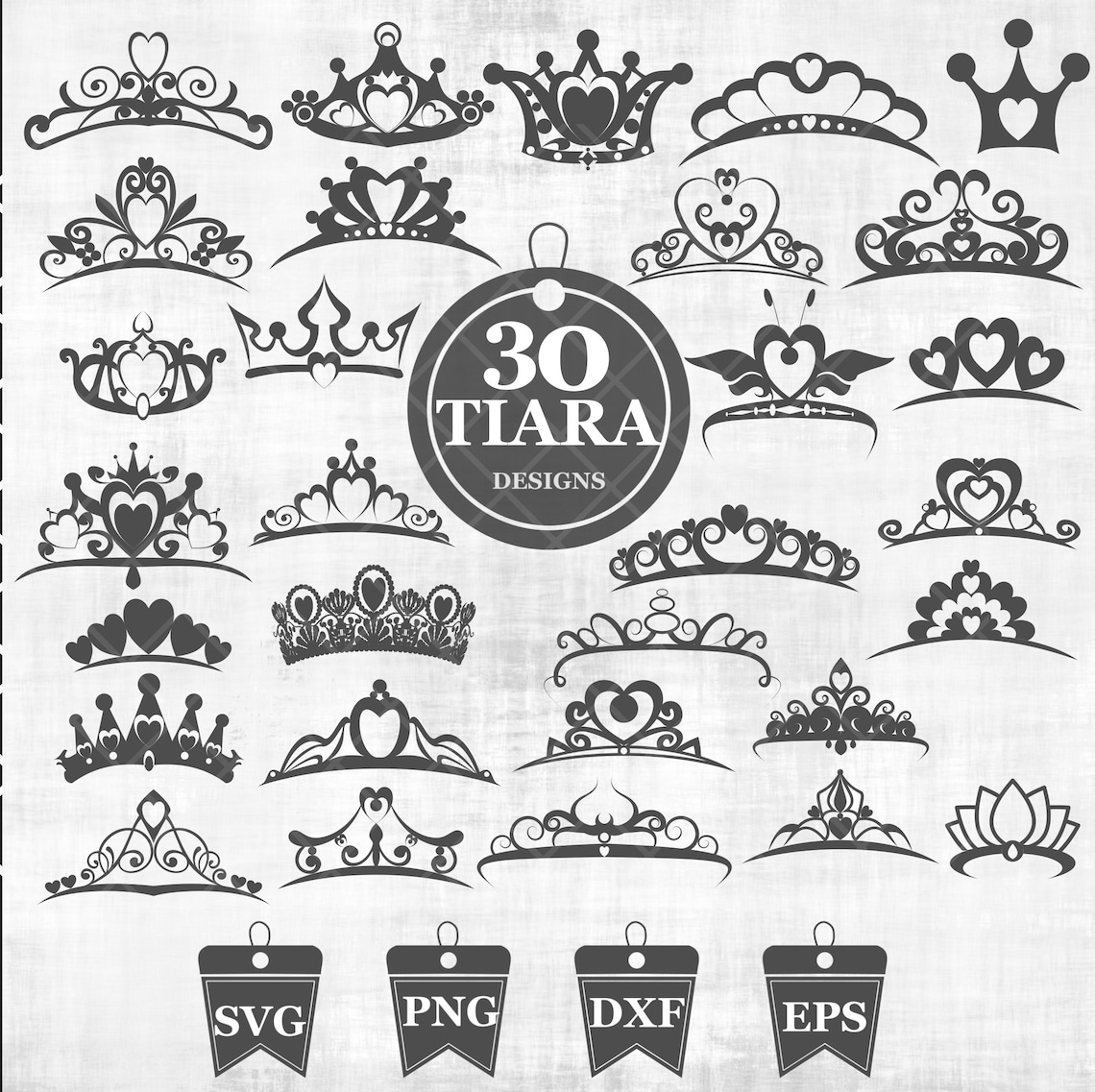 Download Heart Shape Crown Svg Princess Tiara Svg queen crown svg ...