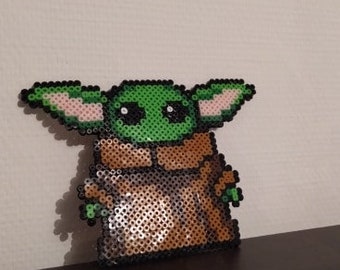 Baby Yoda Perler Beads Perler Beads Perler Bead Art Fuse Bead