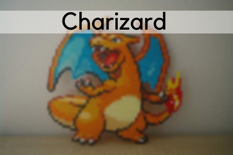 Mega Charizard XL Figures, Pokemon Decor, Mega Charizard X, Mega Charizard Y,  Anime Merch, Custom Figure, Hama Beads, Perler Bead Art -  Sweden