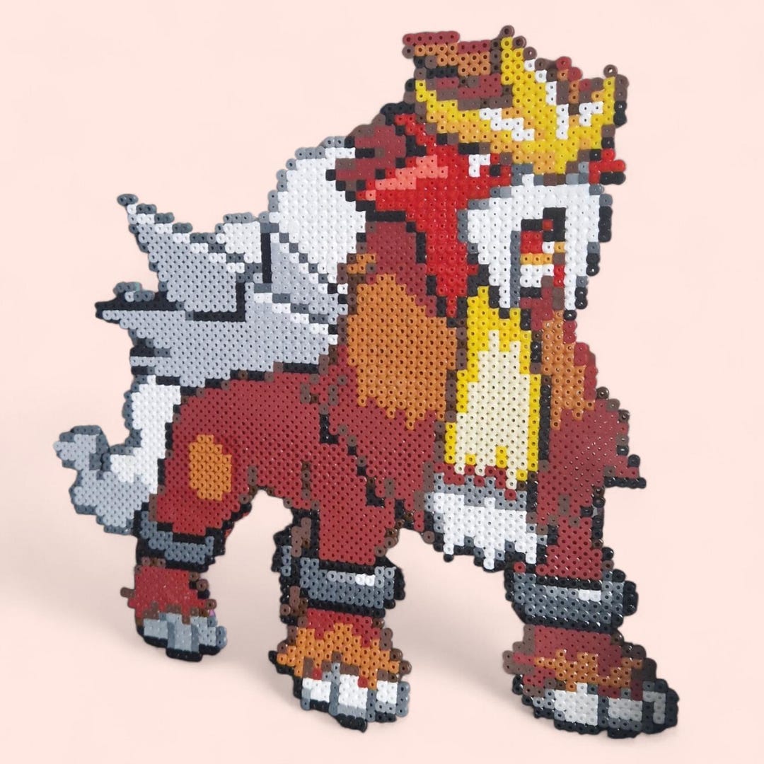 Wall Decoration - Entei | Sprite From the Pokemon Video Game ...