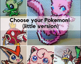 Custom Little Pokemon | Sprite from the Pokemon video game | subject characters in perler beads or pixel art