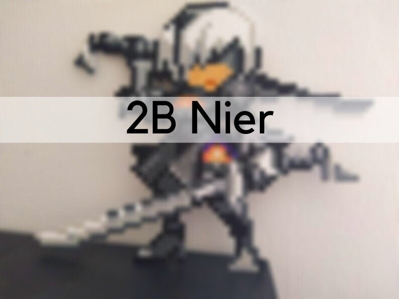 Wall Decoration - 2B | Sprite From the Video Game Nier Automata ...