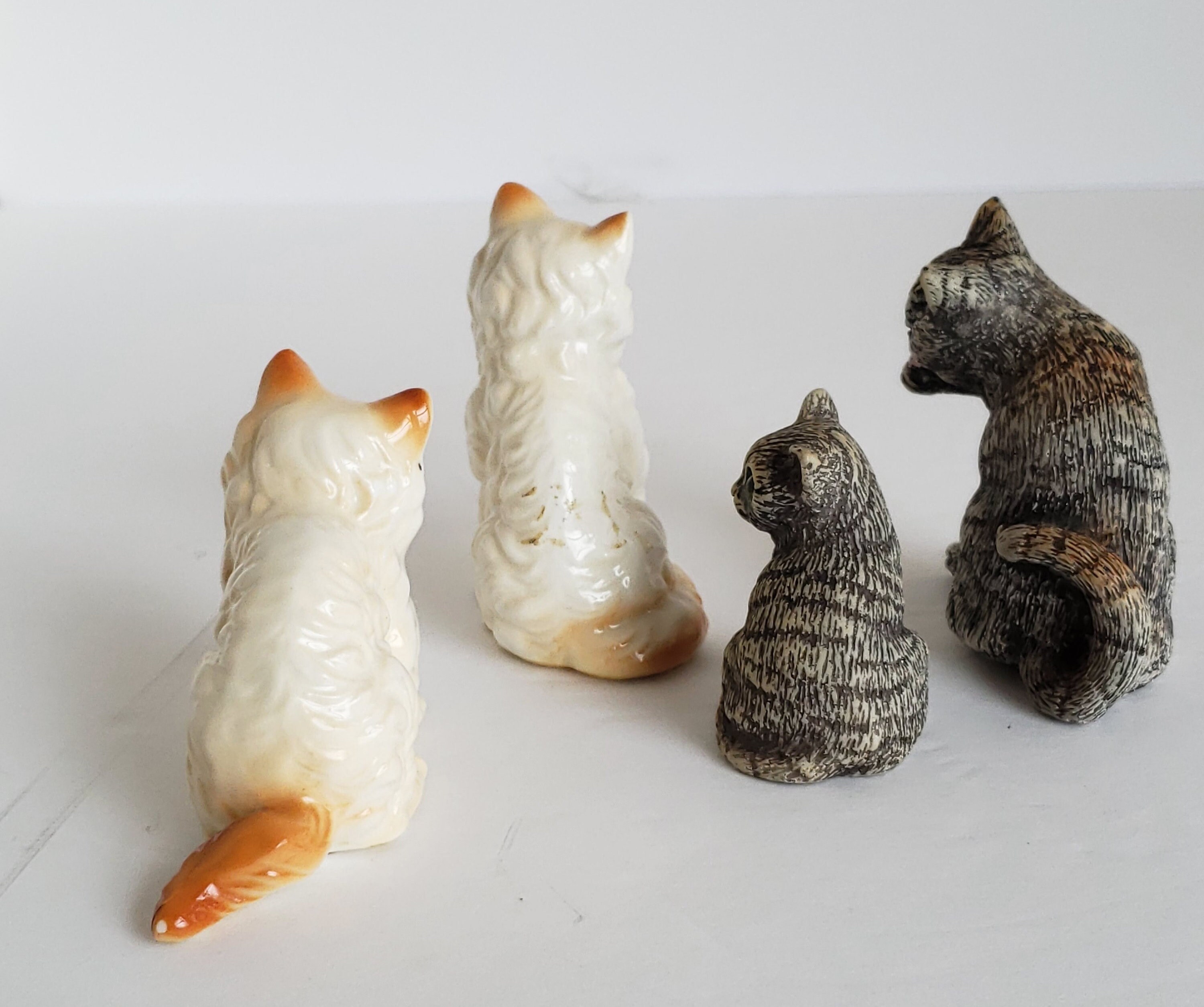 Vintage Ceramic Cat Figurines Etsy