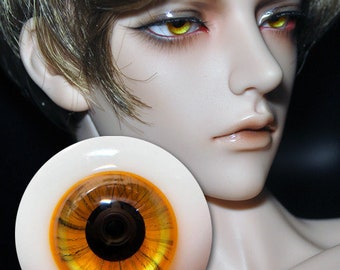 Special Black/&Red 18MM Glass BJD Eyes for Reborn AOD LUTS BJD Super Dollfie