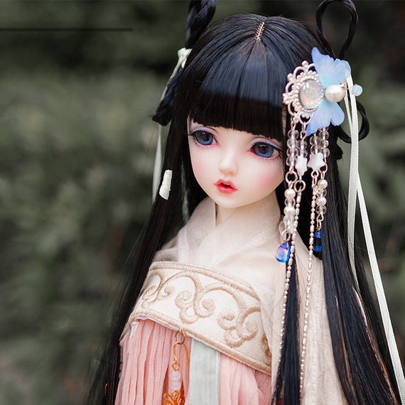 Doll Wigs,black Wigs, Doll Hair,1/3 Bjd Wig for Doll Accessories -   Israel