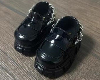 Thick Sole Doll Shoes Miniature Leather Doll Boots 1/3 1/4 1/6 Bjd Shoes for BJD Doll Accessories