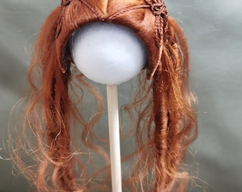 PPV Doll Wig,Bjd Doll Wigs,Long Doll Hair Braided Wig for Dolls