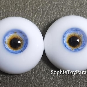 Realistic Doll Eyes/Safety Eyes/ Blue Eyes/Toy Eyes/Toy Eyes/Resin Eyes for Dolls,Bjd Eyes 12mm,14mm,16mm,18mm