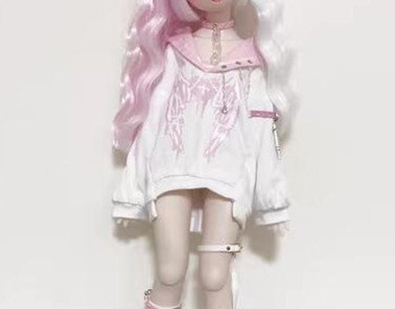 1/6 1/4 Bjd Kleidung Tops, Mode Puppenkleidung Bjd Outfits für Kugelgelenkpuppen Bild 1
