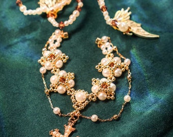 1/3 1/4 BJD Doll Necklace,Miniature Bjd Doll Jewelry Earring