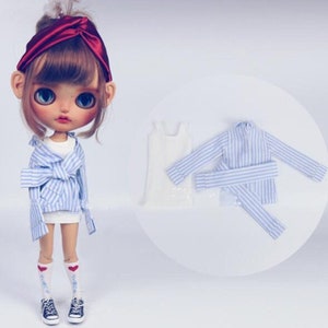 Blythe - Ropa de muñeca para muñeca Blythe de 11.8 in 1/6 Bjd Dolls Azone  ICY Licca Doll